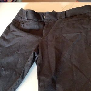 Banana republic black work pants size 0